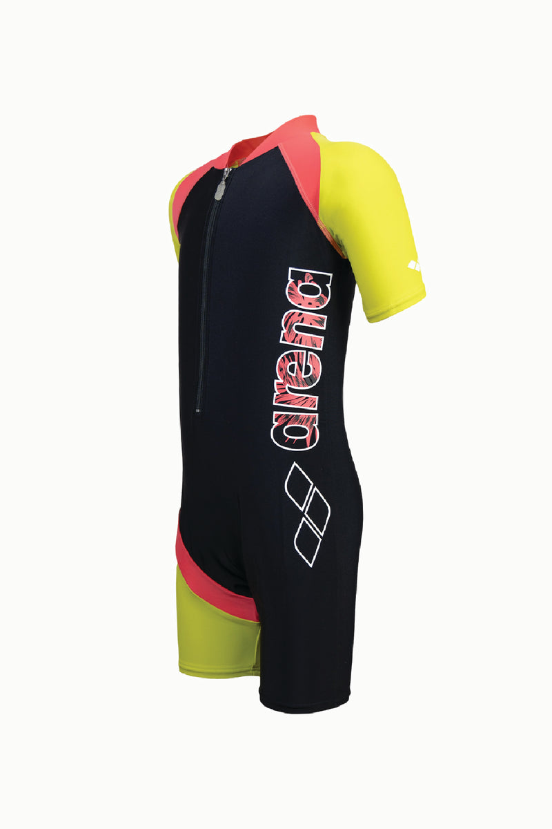 Arena Junior 1 PC Short Sleeve Half Swimming Suit