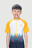 Arena Junior 1 PC Short Sleeve Half Swimming Suit