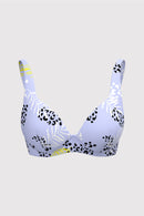 Sunseeker Ladies' Elevated Animal Plus Cup Underwire Bikini Top