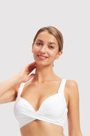 Sunseeker Ladies' Core Solid Plus Cup Underwire Bikini Top