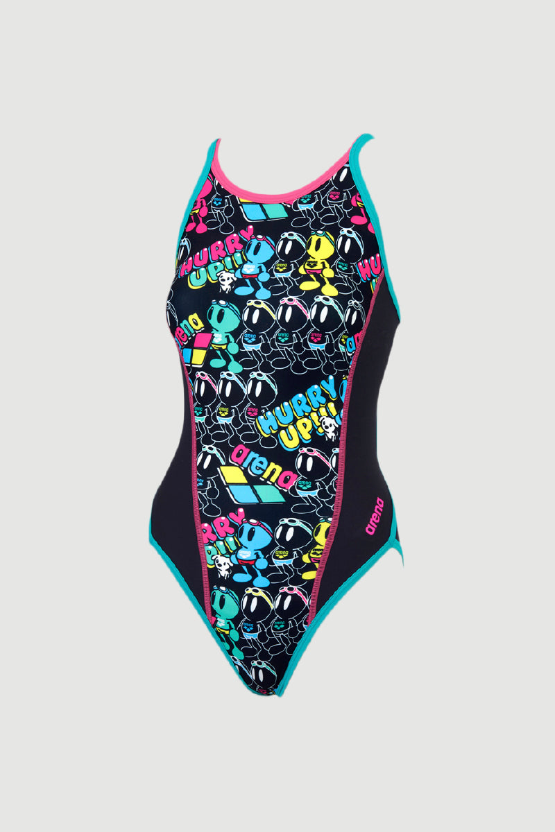 arena ♥ Karina Leisure One Piece Set /追跡付 Amazon.co.jp: Arena Crazy Monkeys Tie Back MaxLife One Piece