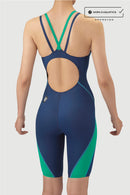 Arena Girls Aqua Advanced Racing Half Spats