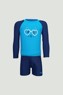 Arena Girls' 2pcs Long Sleeved Swimming Set