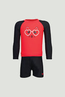 Arena Girls' 2pcs Long Sleeved Swimming Set