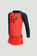 Arena Girl's 2 PC Long Sleeve Swimming Set