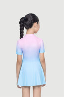 Arena Girls' 1pc Ombre Skirt Swimsuit