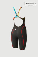 Arena RISE Ladies' 1 PC Half Spats Swimwear (Open Back)