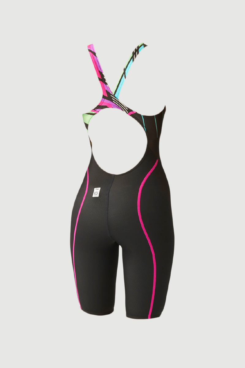 Arena RISE Ladies' 1 PC Half Spats Swimwear (Open Back)