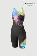 Arena RISE Ladies' 1 PC Half Spats Swimwear (Open Back)