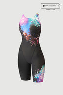 Arena RISE Ladies' 1 PC Half Spats Swimwear (Open Back)