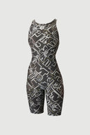 Arena Ladies' 1 PC Half Spats Swimwear (Open Back)