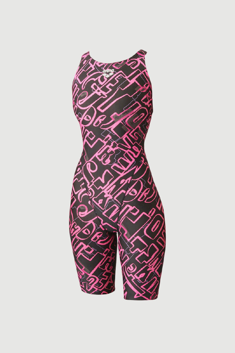 Arena Ladies' 1 PC Half Spats Swimwear (Open Back)