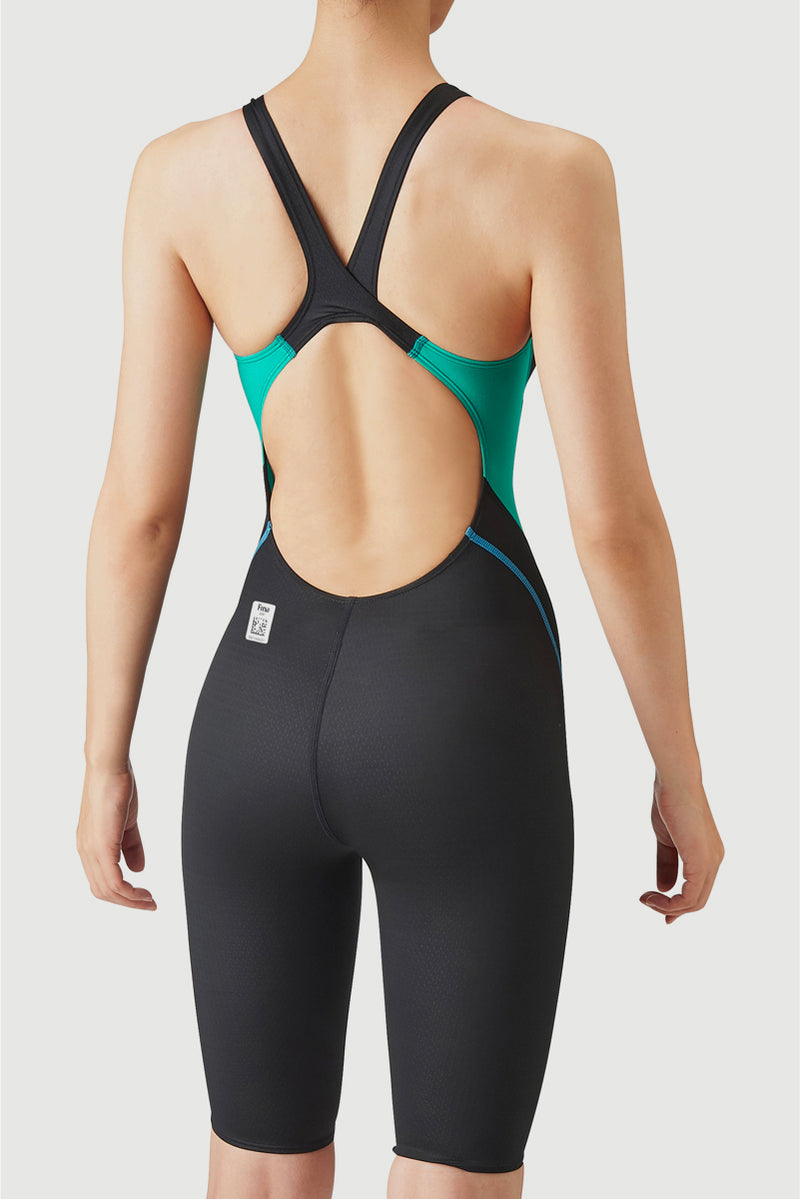 Arena Girl's Aqua Advanced Racing Half Spats