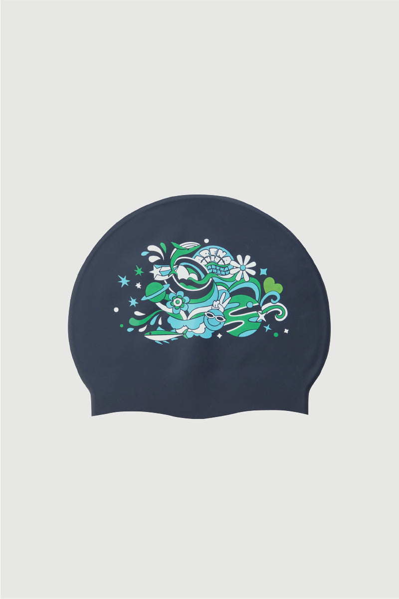 Arena Water Galaxy Silicone Swim Cap