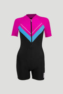 Arena Ladies' 1 PC Short Sleeve Half Spat Swimwear