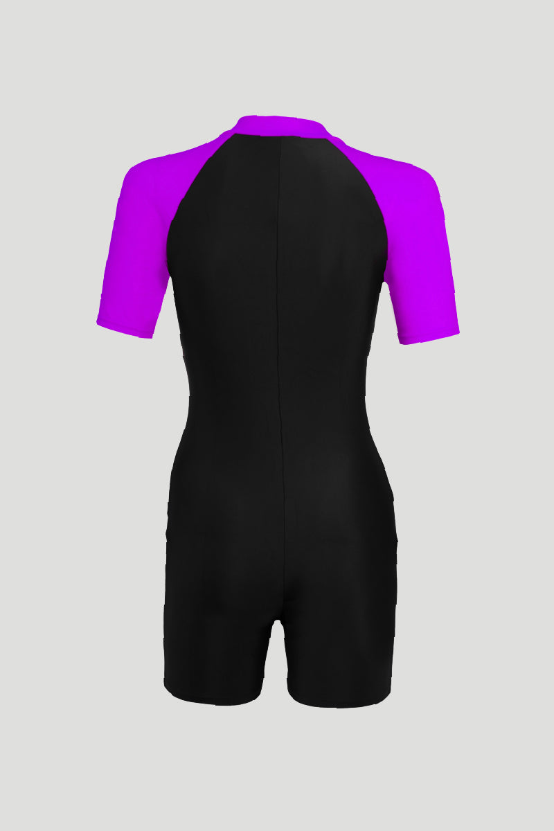 Arena Ladies' 1 PC Short Sleeve Half Spat Swimwear