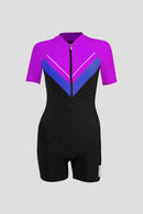 Arena Ladies' 1 PC Short Sleeve Half Spat Swimwear