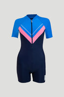 Arena Ladies' 1 PC Short Sleeve Half Spat Swimwear