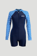Arena Ladies' 1 PC Long Sleeve Half Spat Swimwear