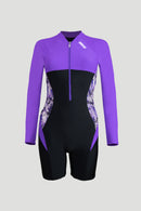 Arena Ladies' 1 PC Long Sleeve Half Spat Swimwear