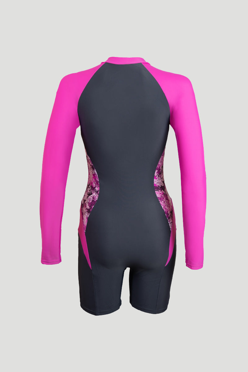 Arena Ladies' 1 PC Long Sleeve Half Spat Swimwear