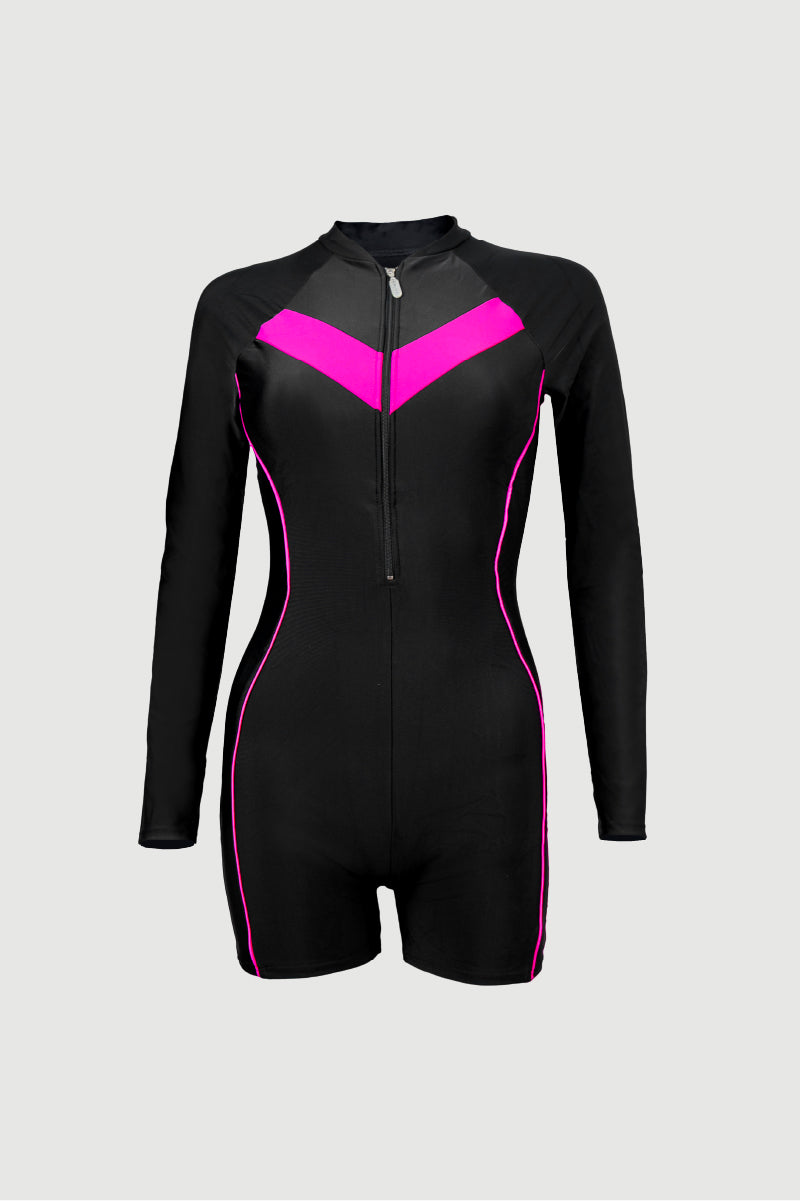 Arena Ladies' 1 PC Long Sleeve Half Suit Swimwear