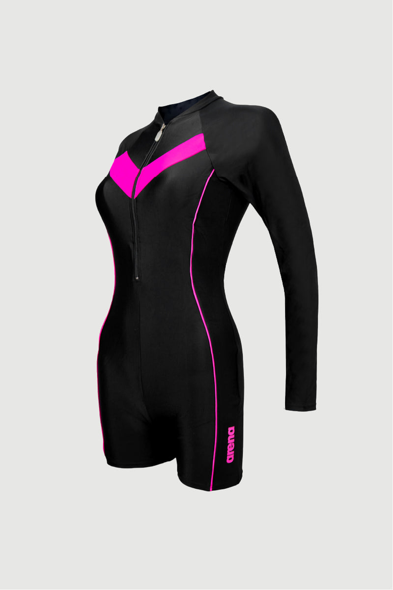 Arena Ladies' 1 PC Long Sleeve Half Suit Swimwear