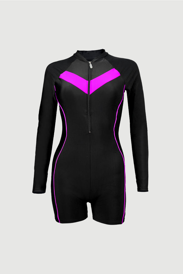Arena Ladies' 1 PC Long Sleeve Half Suit Swimwear