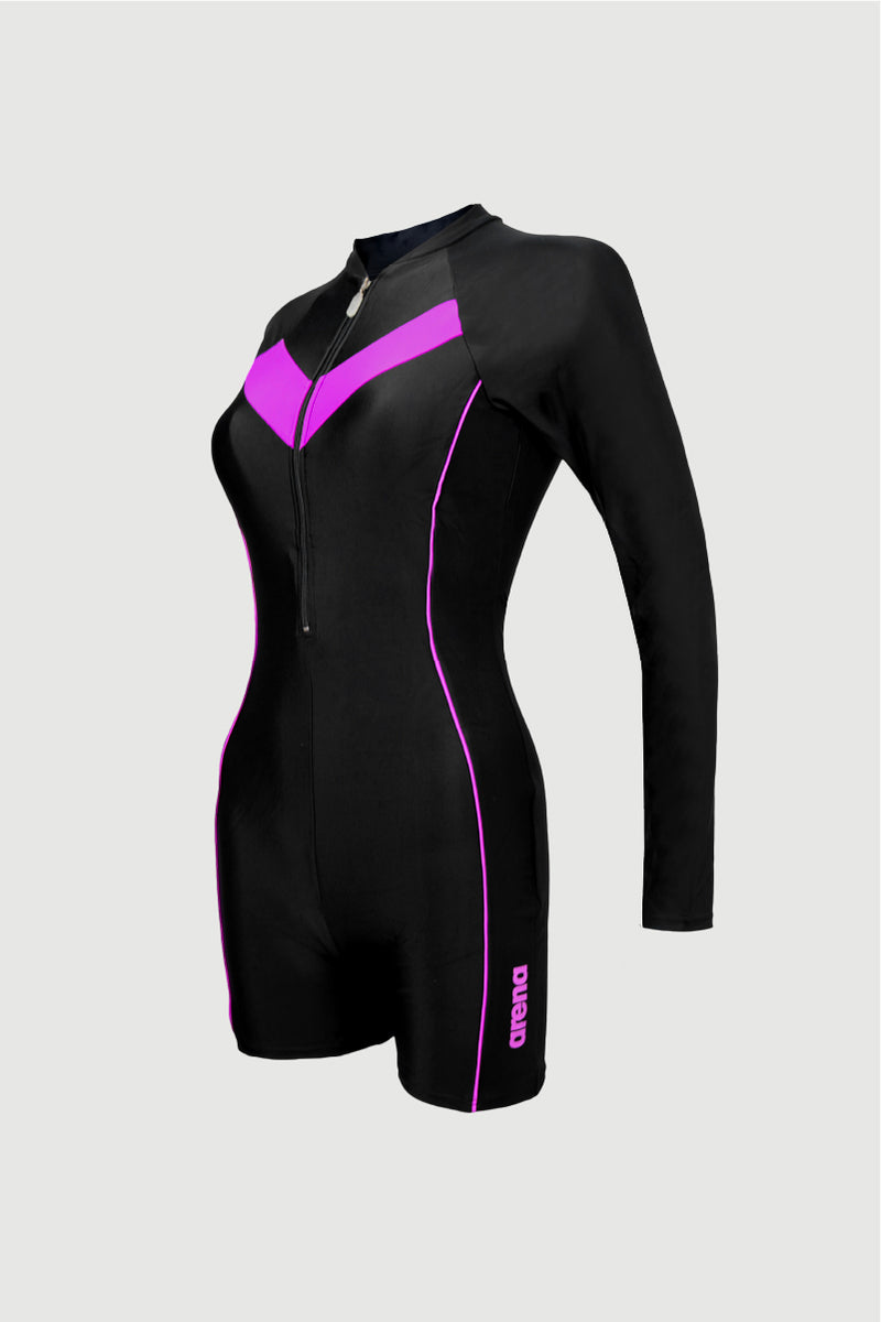 Arena Ladies' 1 PC Long Sleeve Half Suit Swimwear