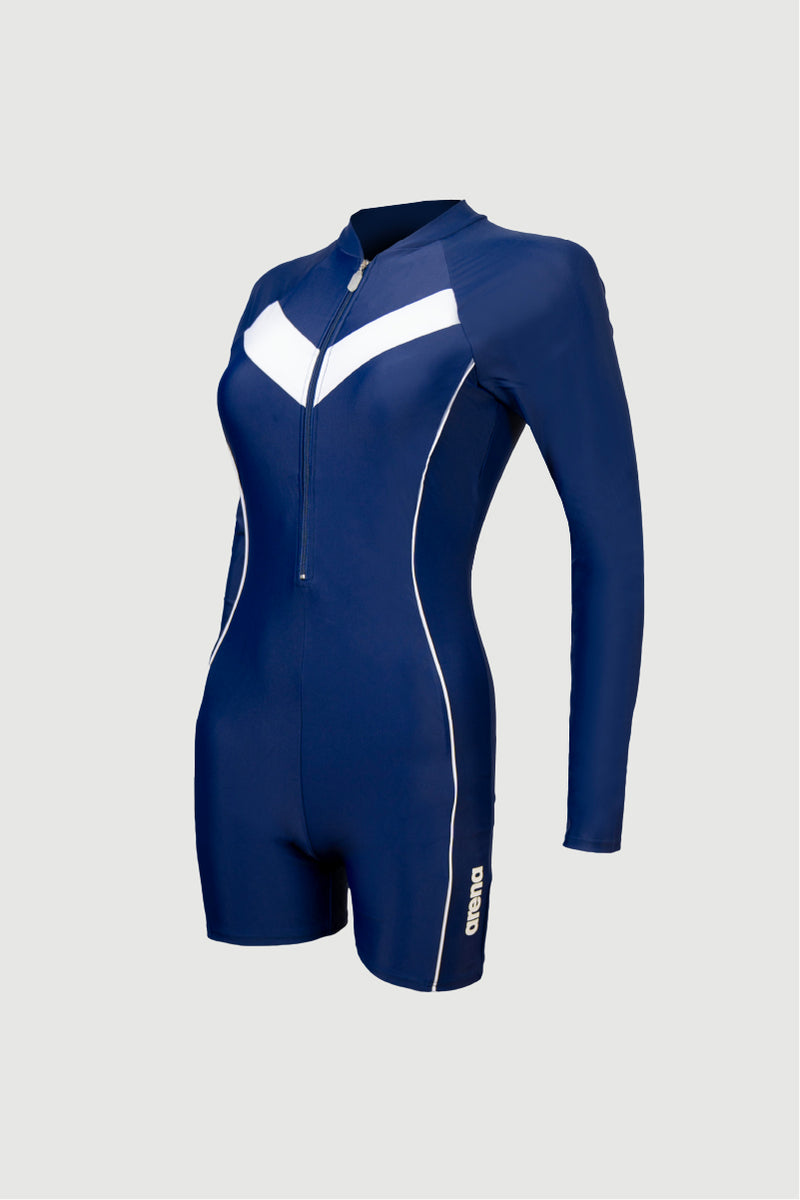 Arena Ladies' 1 PC Long Sleeve Half Suit Swimwear