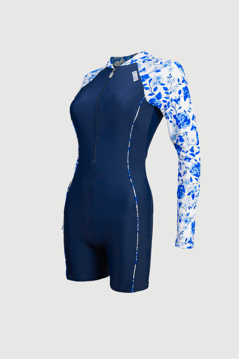 Arena Ladies' 1 PC Long Sleeve Half Suit Swimwear