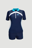 Ladies' 2pc Short Sleeved Tankini Set