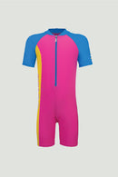 Arena Junior 1 PC Short Sleeve Half Swimming Suit