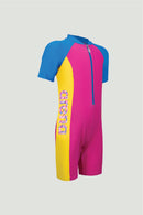 Arena Junior 1 PC Short Sleeve Half Swimming Suit