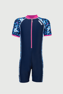 Arena Junior 1 PC Short Sleeve Half Swimming Suit