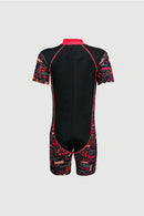 Arena Junior One Piece UV Short Sleeve Half Swimming Suit