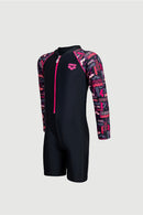 Arena Junior One Piece UV Long Sleeve Half Swimming Suit