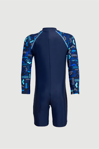 Arena Junior One Piece UV Long Sleeve Half Swimming Suit