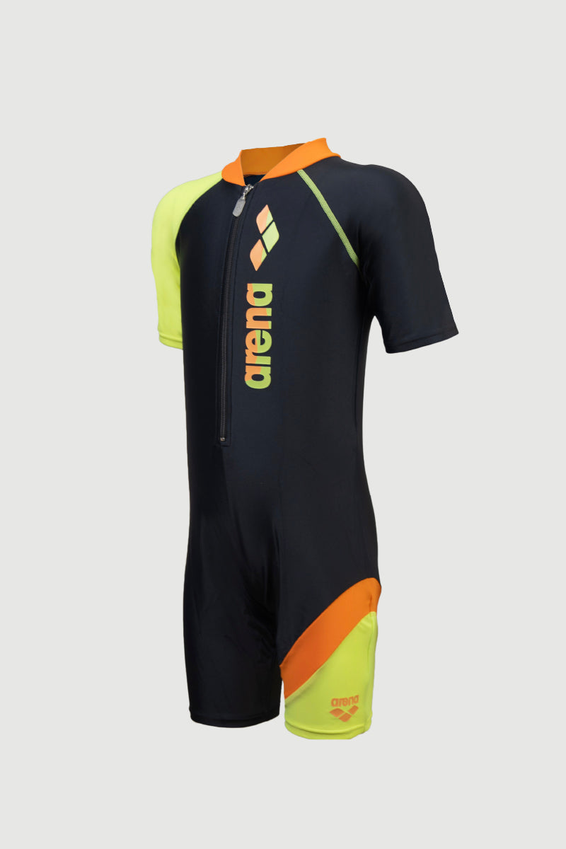 Arena Junior 1 PC Short Sleeve Half Swimming Suit