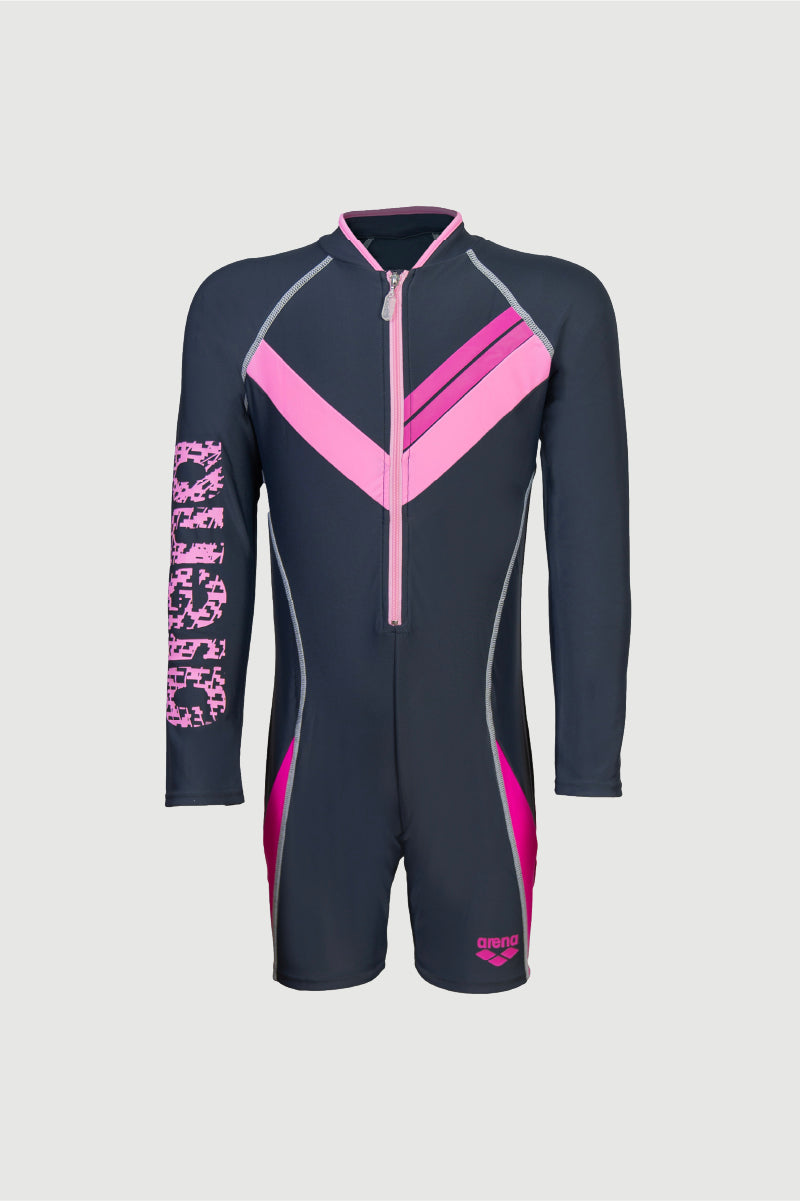 Arena Junior 1 PC Long Sleeve Half Swimming Suit