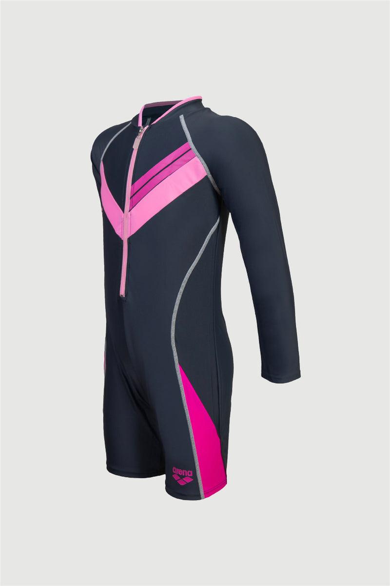 Arena Junior 1 PC Long Sleeve Half Swimming Suit