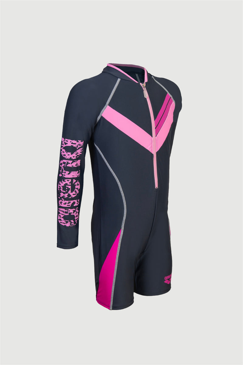 Arena Junior 1 PC Long Sleeve Half Swimming Suit