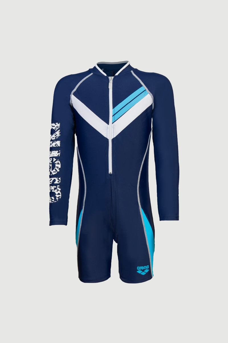 Arena Junior 1 PC Long Sleeve Half Swimming Suit