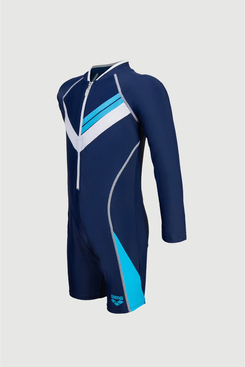 Arena Junior 1 PC Long Sleeve Half Swimming Suit