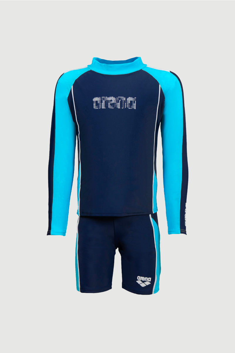 Arena Junior 2 Pieces Long Sleeve UV Swimming Half Suit