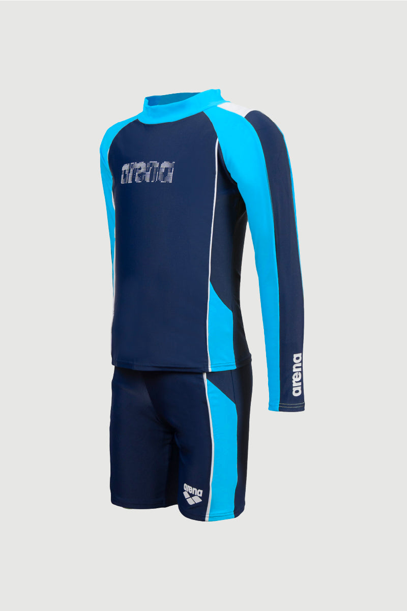 Arena Junior 2 Pieces Long Sleeve UV Swimming Half Suit