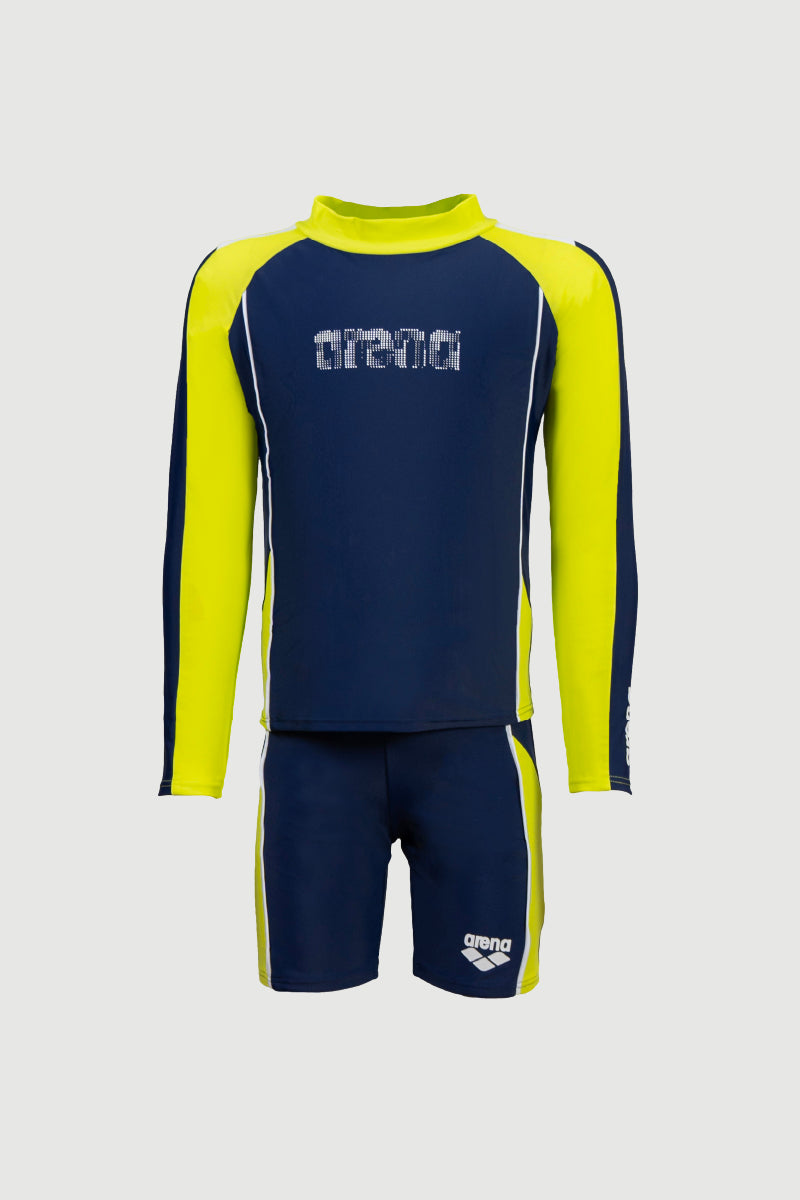 Arena Junior 2 Pieces Long Sleeve UV Swimming Half Suit