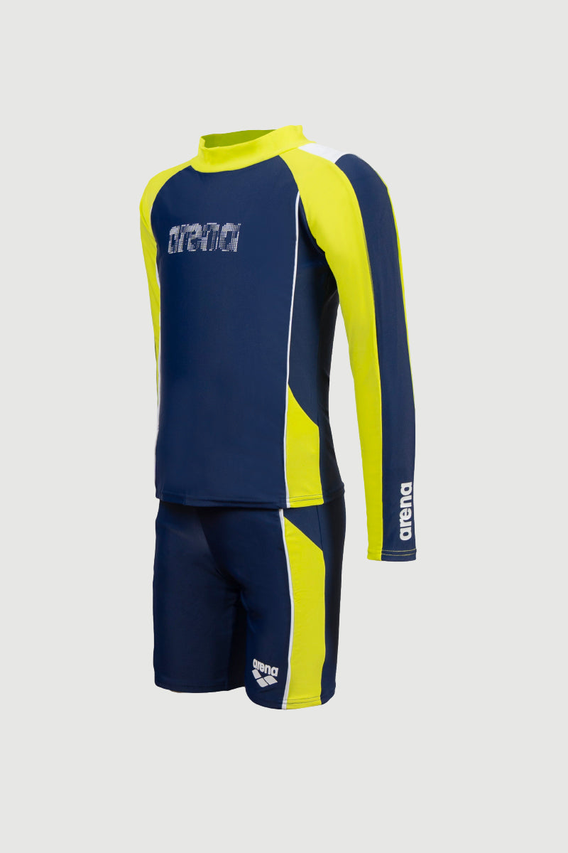 Arena Junior 2 Pieces Long Sleeve UV Swimming Half Suit