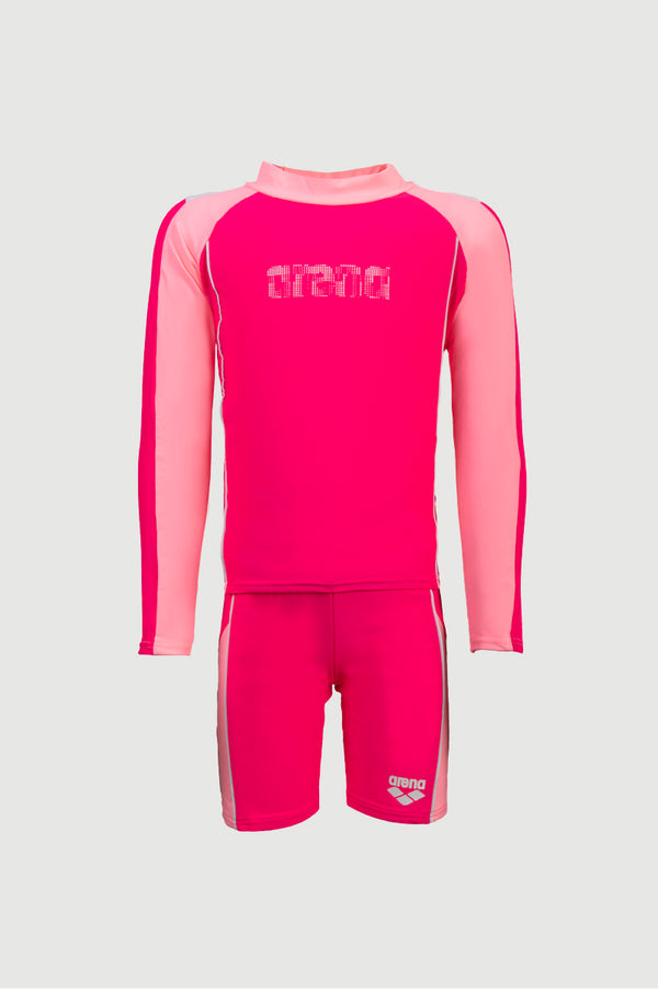 Arena Junior 2 Pieces Long Sleeve UV Swimming Half Suit