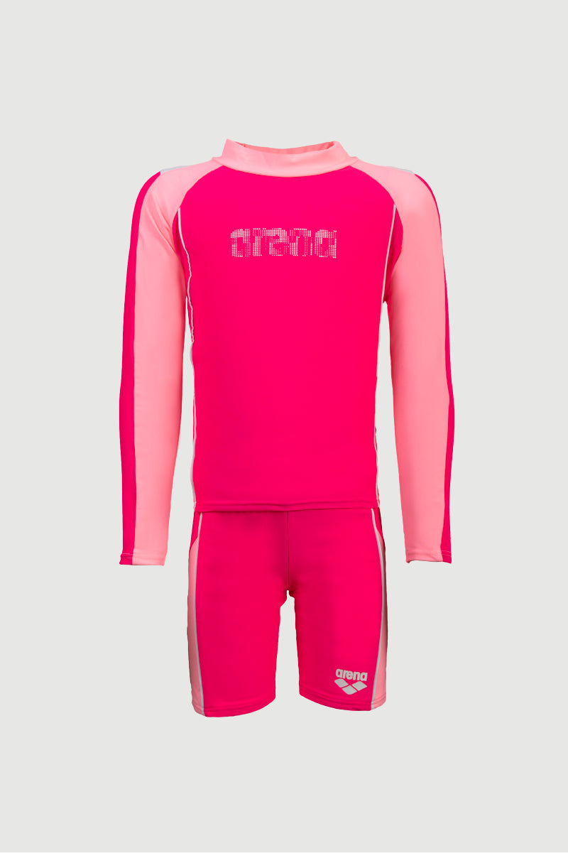 Arena Junior 2 Pieces Long Sleeve UV Swimming Half Suit